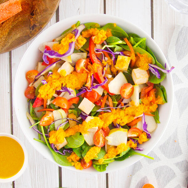 Japanese Carrot Ginger Salad with Tofu