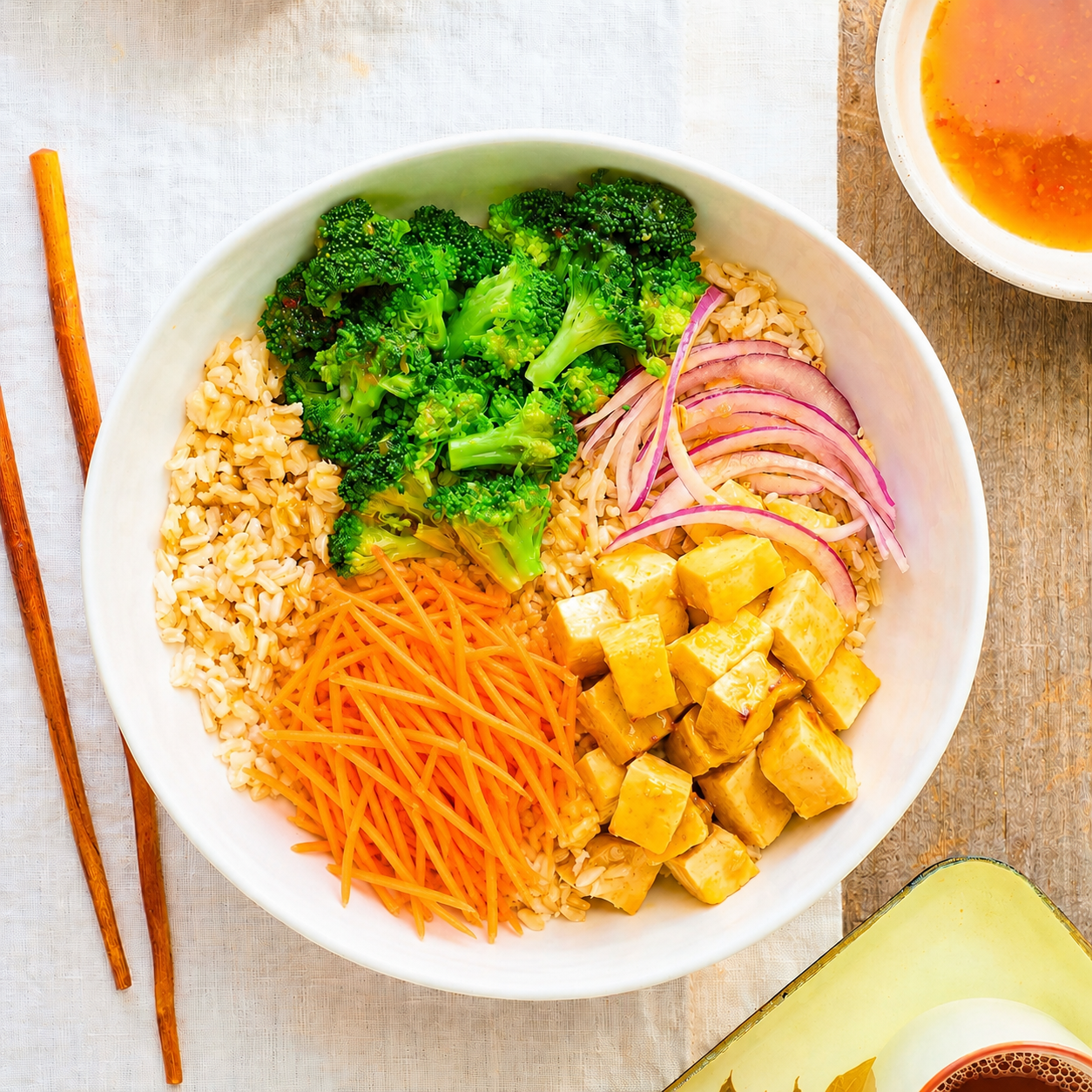 General Tsao's Tofu with Broccoli