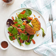 Brunch Frittata with Walnut and Strawberry Vinaigrette Salad-square view