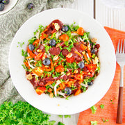 Blueberry Salad with Blueberry Basil Balsamic-square view